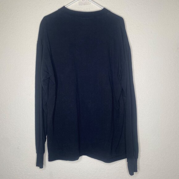 Vintage Looney Tunes Graphic Shirt XL Black Taz Treats USA Long Sleeves Tee - Picture 6 of 12